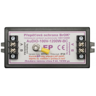 Přepěťová ochrana BrOK®, typ AuDiO-100V-1200W-BC (DIN)