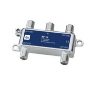 rozbočovač 1/4 průchozí pro DC, 5-2400 MHz