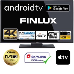 Finlux TV43FUF7070 - ANDROID HDR UHD, T2 SAT HBBTV WIFI SKYLINK LIVE 