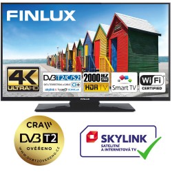 Finlux TV58FUF7161- HDR, UHD, T2 SAT, HBB TV, WIFI, SKYLINK LIVE