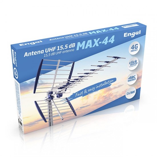 Engel MAX-44 anténa UHF 15,5dB s filtrem 5G 