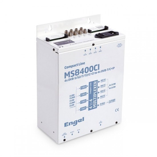 Engel MS8400CI - 4x DVB-S/S2/T/T2/C +CI do 4x DVB-T/C + IPTV Engel MS8400CI - 4x DVB-S/S2/T/T2/C +CI do 4x DVB-T/C + IPTV